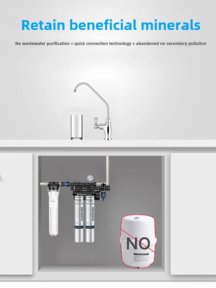 

Water purifier double head double large flow milk tea shop commercial ultrafiltration filter