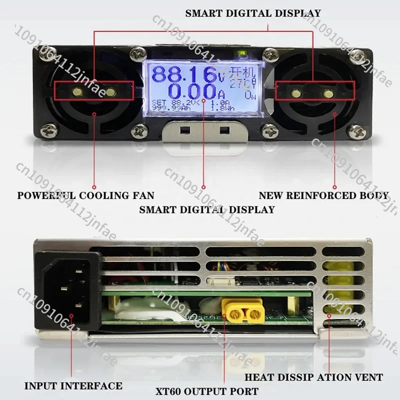 DIY Power Module Charger - 3-128V 0-30A Adjustable (4856AC Modification, Ternary/Iron Lithium/Lead-acid Battery Universal)