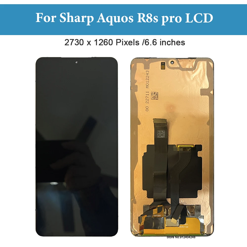 

6.6'' OLED For Sharp Aquos R8s pro LCD Display Digitizer Assembly Touch Screen For Sharp Aquos R8spro LCD Replacement Parts