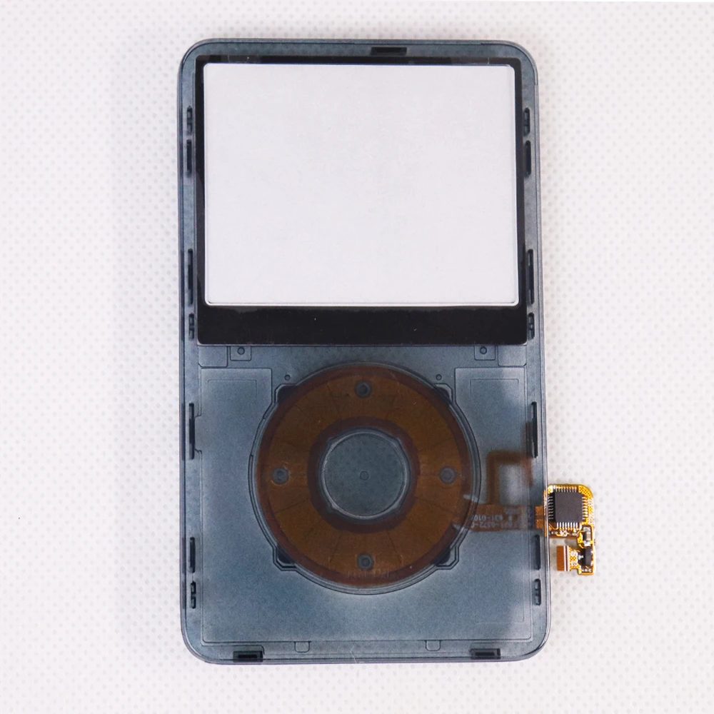 كلاسيكي واضح أحمر أخضر رمادي أزرق أرجواني PlasticFront Faceplate الإسكان ClickWheel زر لأجهزة iPod 6th 7th Classic 80GB120G160G #2