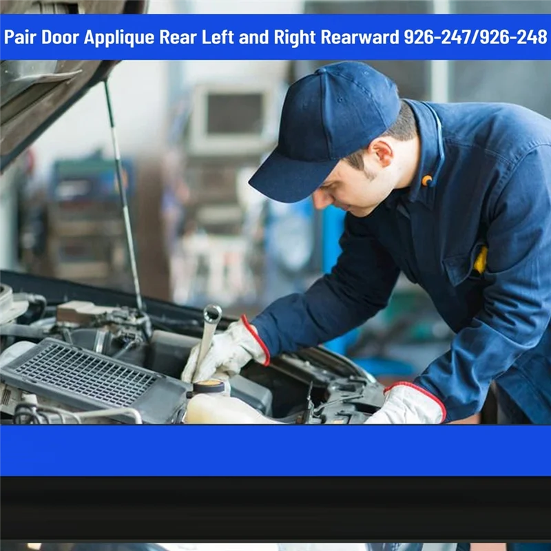 

Black Rear Door Window Trim Applique For Chevy Suburban 2015-2018 926-247 926-248