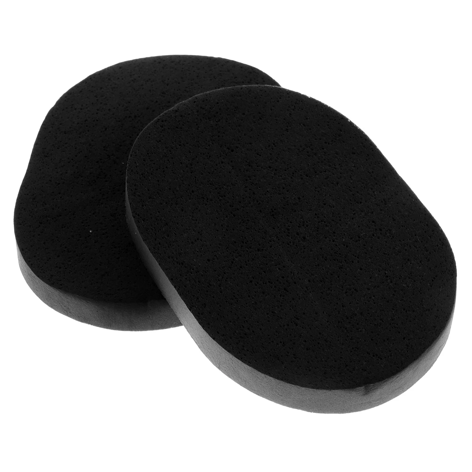 

2pcs Bamboo Charcoal Facial Sponges Soft Cleansing Skin Care Make Up Pore Cleaning Body Scrubbing Brightening Exfoliating Face