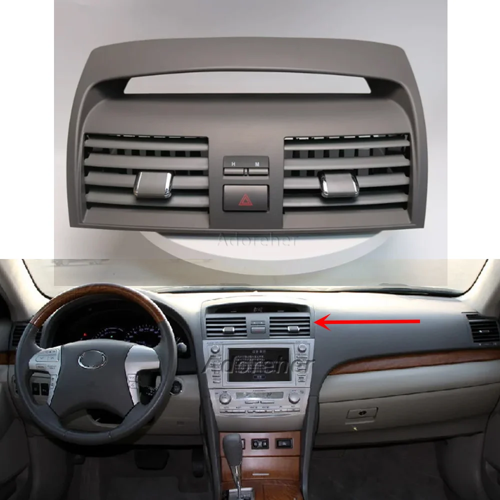

Car Dashboard AC Air Conditioning Vent Central Outlet Panel Grille Cover For Toyota CAMRY AURION 2006-2011 ACV40 Asian Model