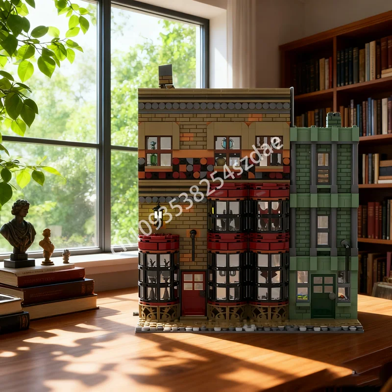 

1084 шт. MOC Knockturn Alley Ye Olde Curiosity модель строительные блоки сборка образование кирпичная игрушка детские рождественские подарки на день рождения