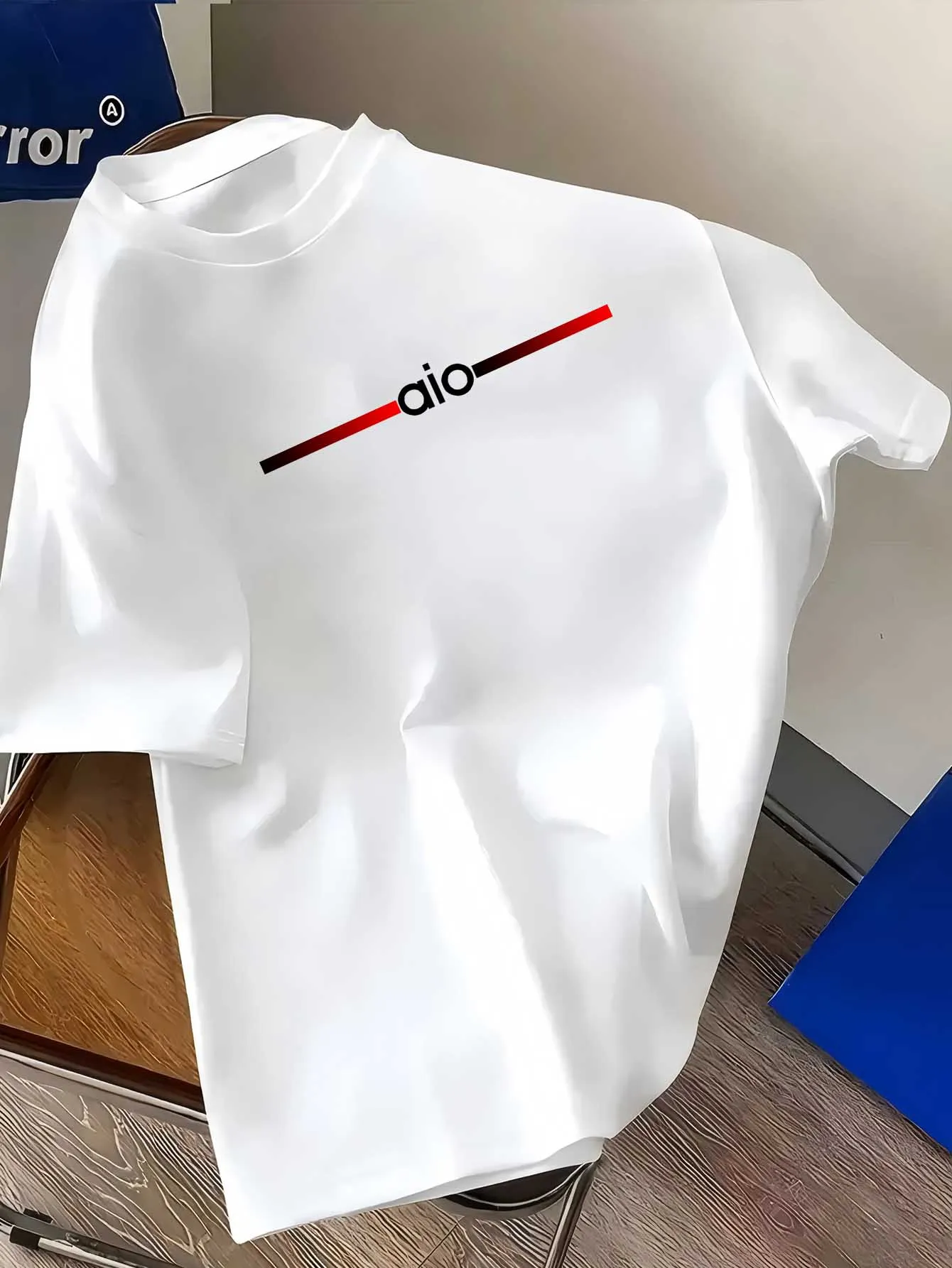 

2025 Summer New Men's Printed Outdoor Sportwear Men's Breathable Shirt Round Neck Short Sleeve T Shirt