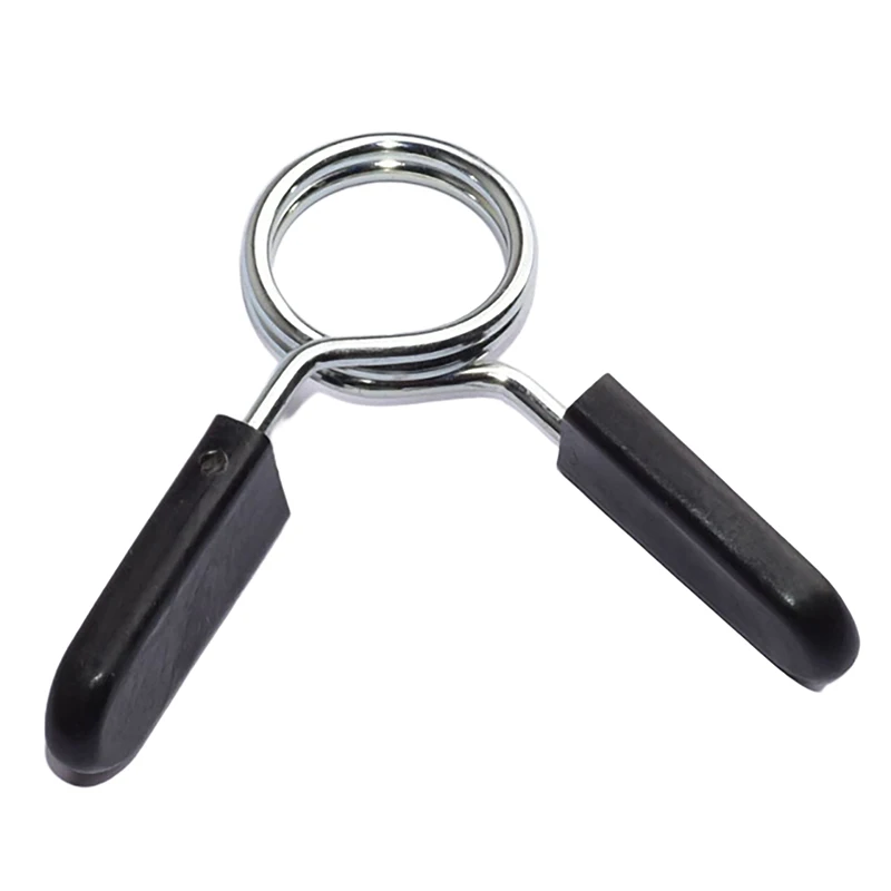 25/28/30mm Barbell Clamp Spring Collar Clips Gym Weight Dumbbell Lock Standard Lifting Kit Barbell Lock