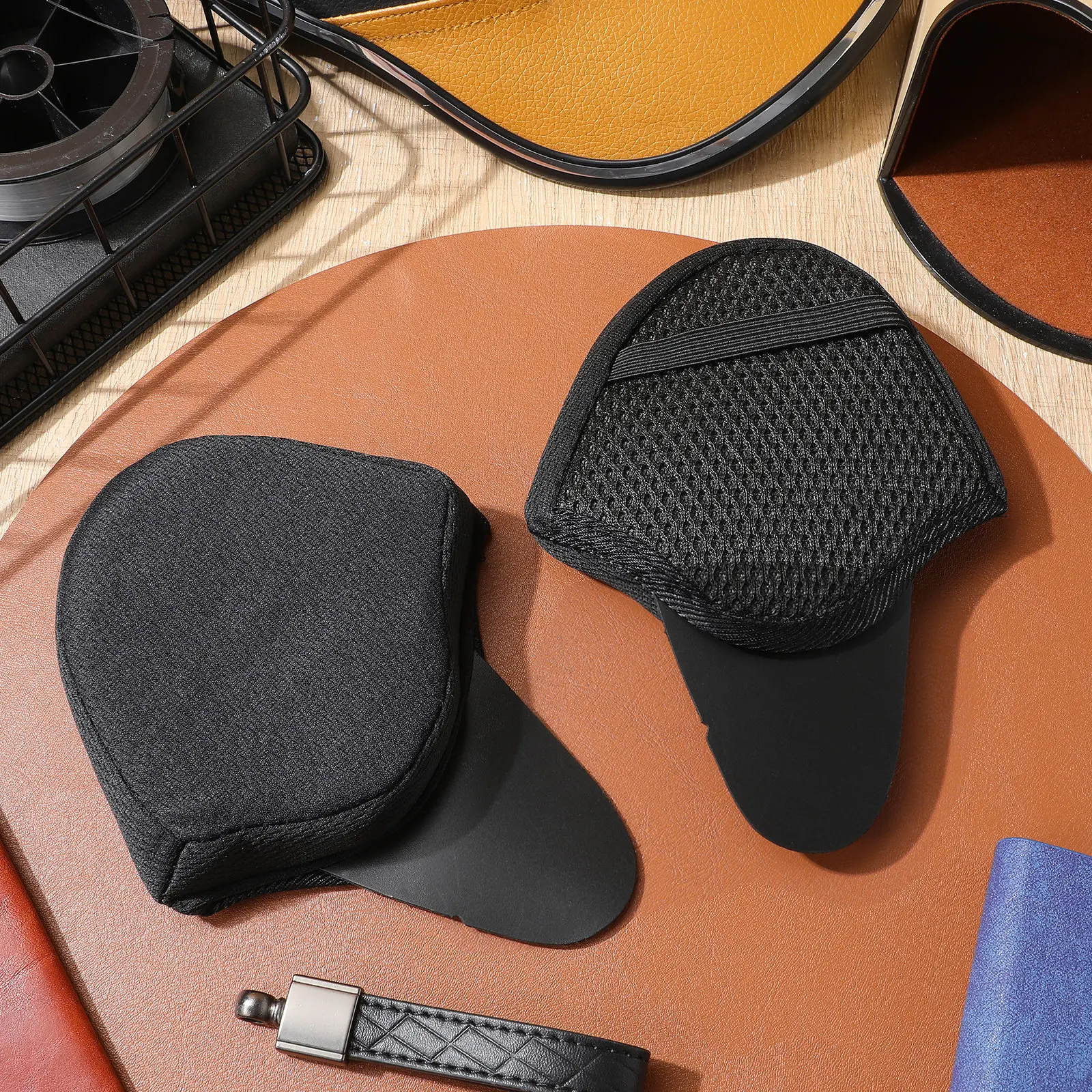 

1 пара теплых съемных получехлов для ушей, ветрозащитные, полностью закрывающие, зимние наушники для велоспорта