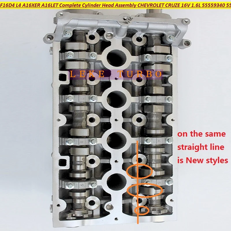 F16D4 L4 A16XER A16LET Complete Cylinder Head Assembly For CHEVROLET CRUZE 16V 1.6L 55559340 55571689 55565192 96352758 55578489