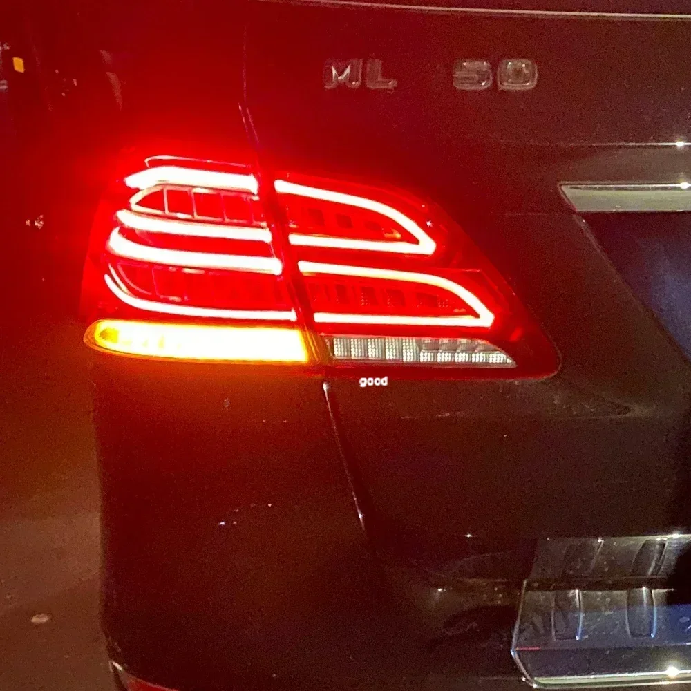 Auto Rear Back Lamps For Benz ML166 W164 300 320 350 400  2012-2015 Upgrade 16-18 GLE Style Car Taillights Assembly Accessories