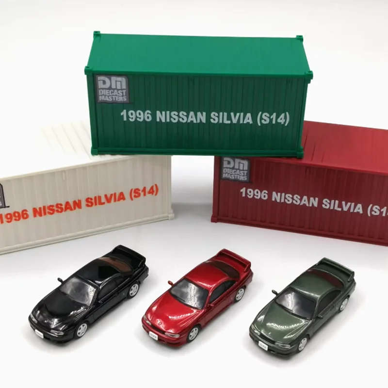 

DM 1:64 Масштаб Контейнер Сильвия S14 Моделирование Игрушечный Модель Автомобиля Статическое Украшение Коллекционный Подарок