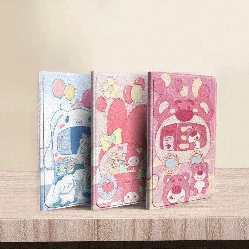 

Cartoon Melody Case for Samsung Galaxy Tab S8 TabS9 Plus S7 FE Lotso Stand Case for Tab S6 Lite 10.4 A8 X200 Cinnamoroll Case