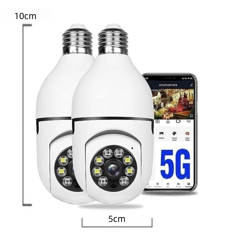 

2MP WiFi Camera 2.4G /5G Security Surveillance PTZ Night Vision Motion Detection Home Security Camera with 2 Antennas for Child