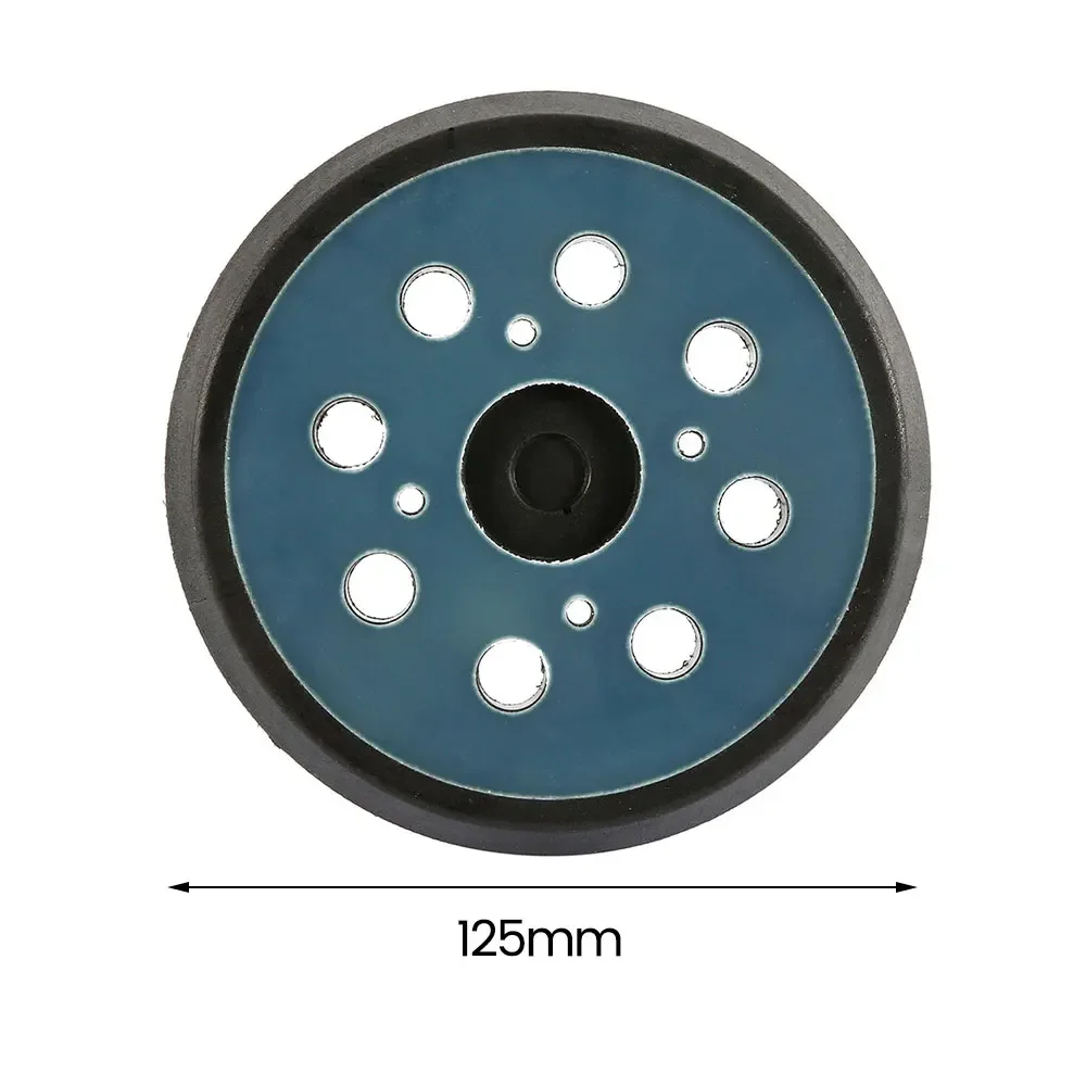 Almohadilla de respaldo de lijado de bucle de gancho, discos de disco de LIJADORA Orbital Makita eléctrica, Cable de portero, 5 pulgadas, 8 agujeros, 125mm