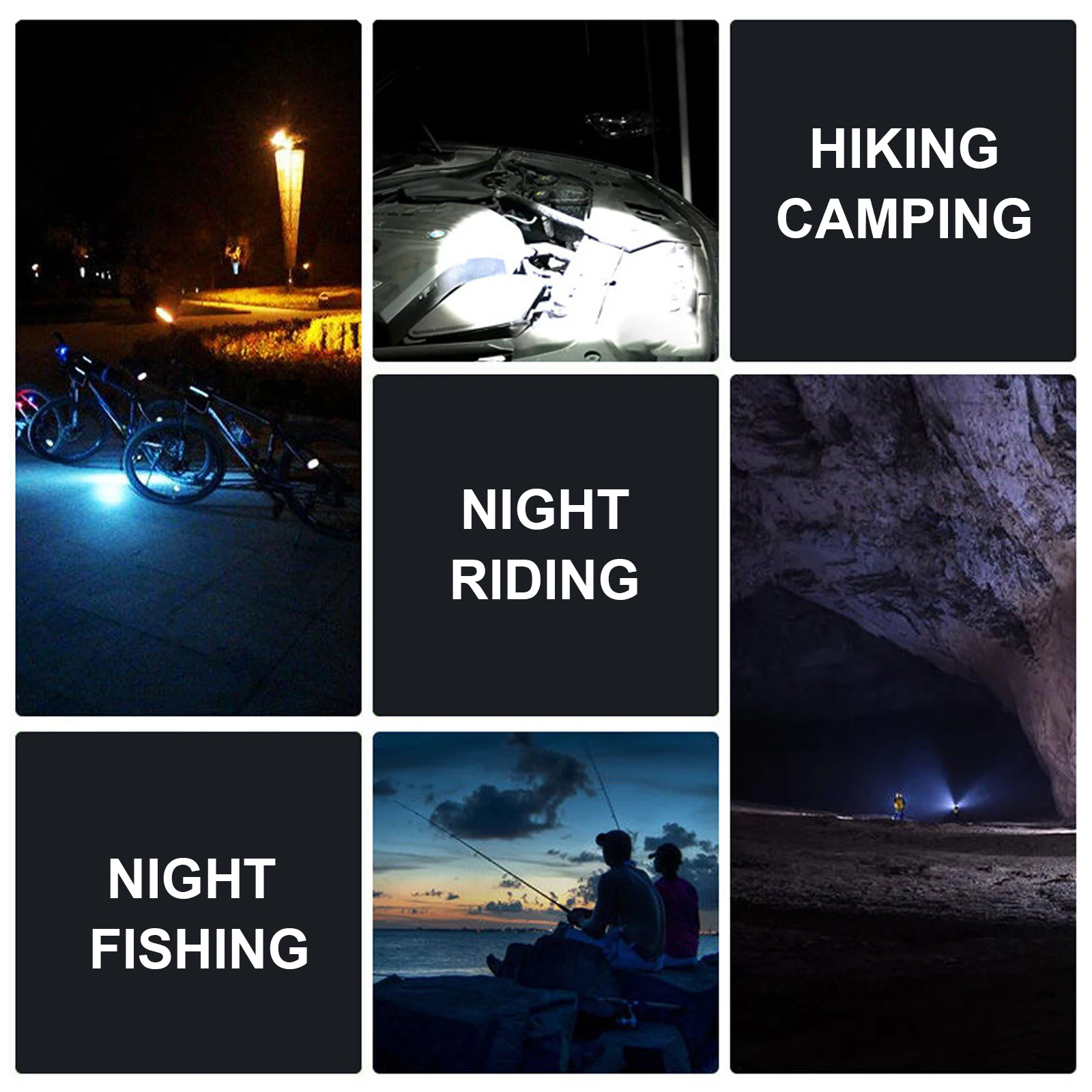 1Set Professionelle Mini Taschenlampe Tragbare Zoombare Outdoor Taschenlampe Teleskop Einstellbare Notfall Camping Werkzeug