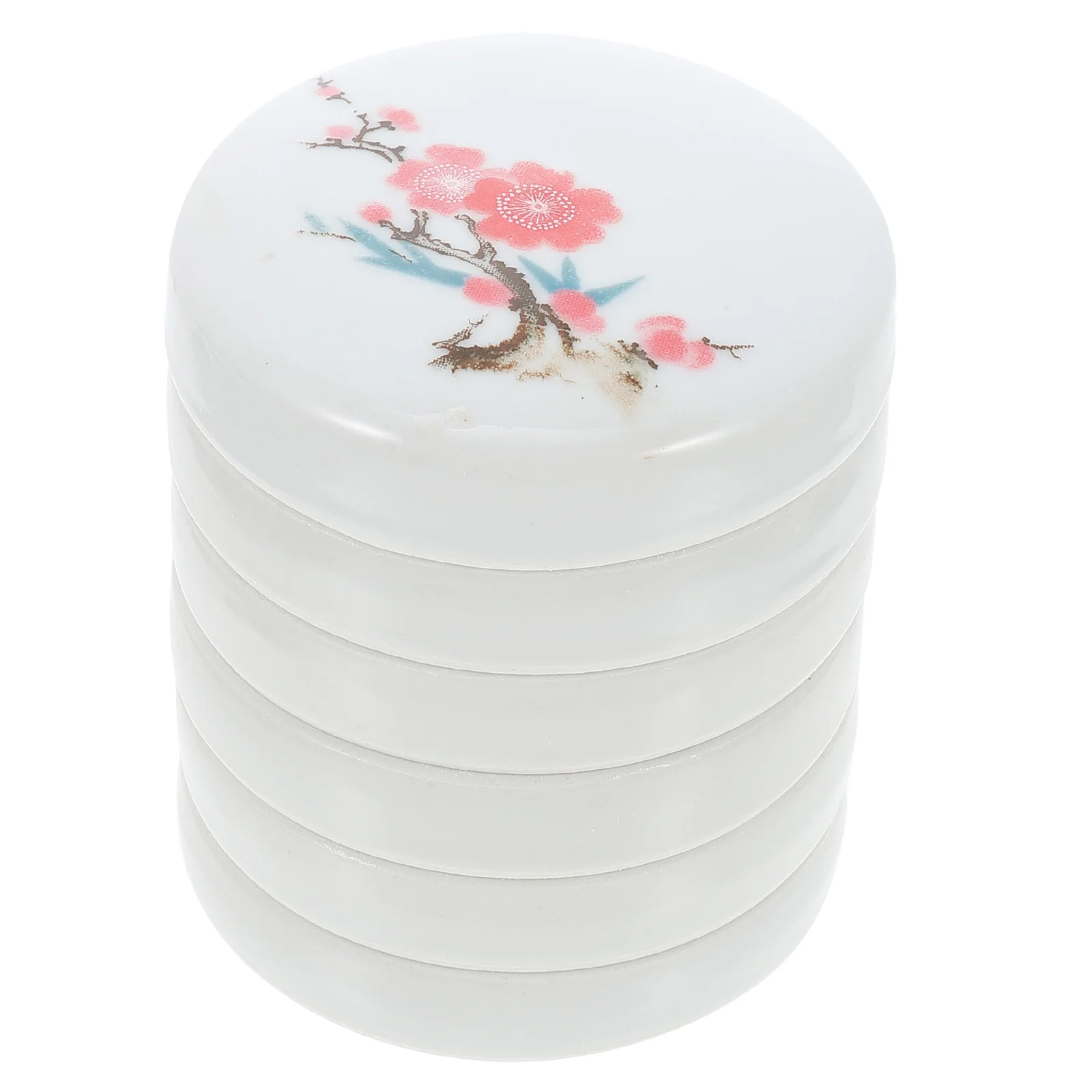 

1Set Paint Tray Watercolor Pigment Tray with Cover Color Mixing Board Ceramic Material Safe for Hands Ideal Gift for Painting