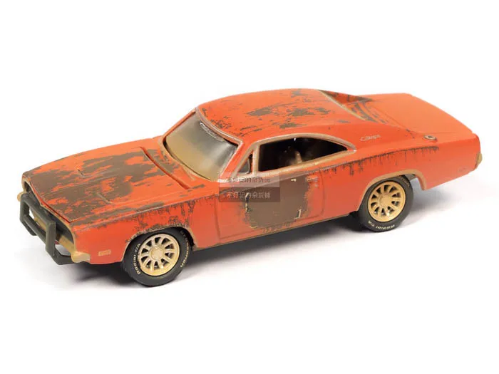 Jonny молния 1:64 1969 dodge charger R/T коллекция литья под давлением сплав тележка Модель орнамент