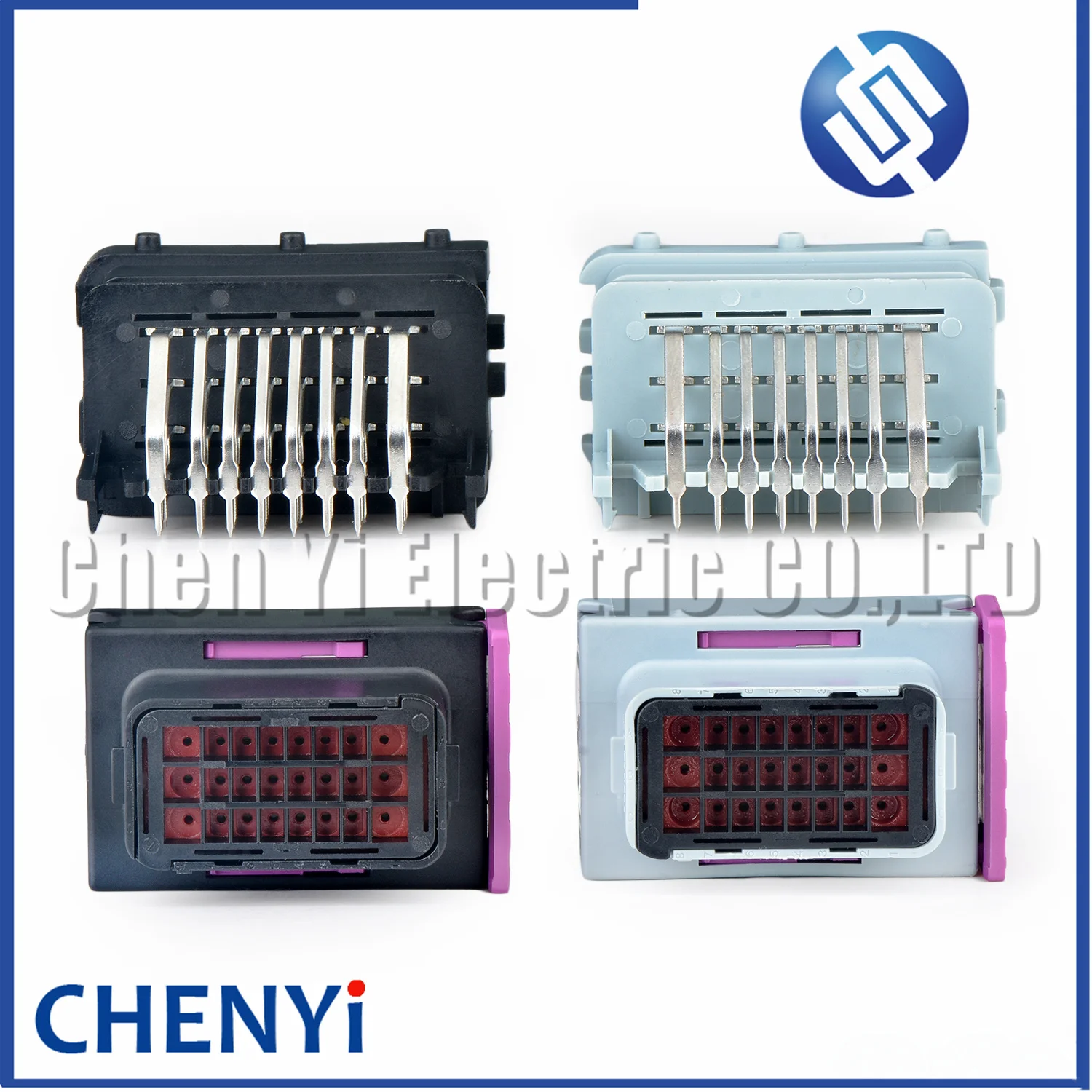 24-pins waterdichte autoconnector computerprintplaat ECU PCB-kabelboom stekker HCCPHPE24BKA90F 211PC249S8005 211PC249S0005 HCCPHPE24BGYB90F