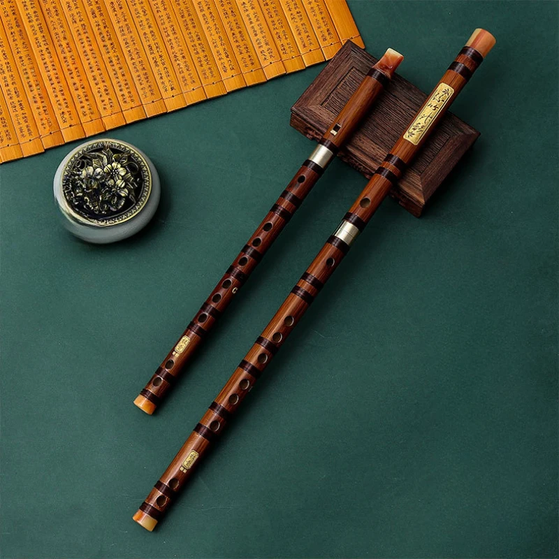 

Transverse Flute Bamboo Wood Flutes Professional Traditional Music Instrument Sweet Flute for Child Musical Accessories Bag