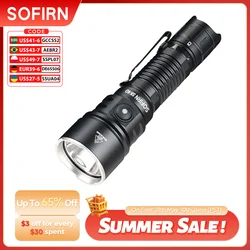 Sofirn SK40 3200lm Powerful Tactical Flashlight SFT70 LED Light 21700 USB C Rechargeable Long-distance 580m EDC Torch IP68 Lamp