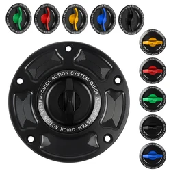 For Aprilia RSV 1000 R/ FACTORY 04-08 Quick Release Gas Fuel Tank Cap Keyless Oil Tank Cover RSV4 R/RR/RF/FACTORY /1100 09-21