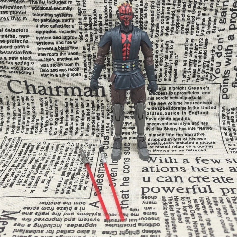 Hasbro Star Wars Darth Maul, productos auténticos a granel de 6 pulgadas, modelo defectuoso, figura de acción, regalo de cumpleaños