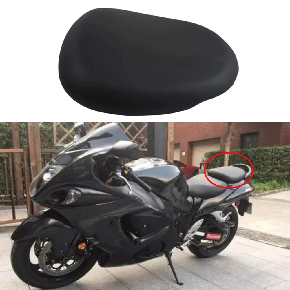 

Black PU Leather seat Rear Passenger Pad Pillow seat For Suzuki Hayabusa 1300 GSXR1300 2008-2017