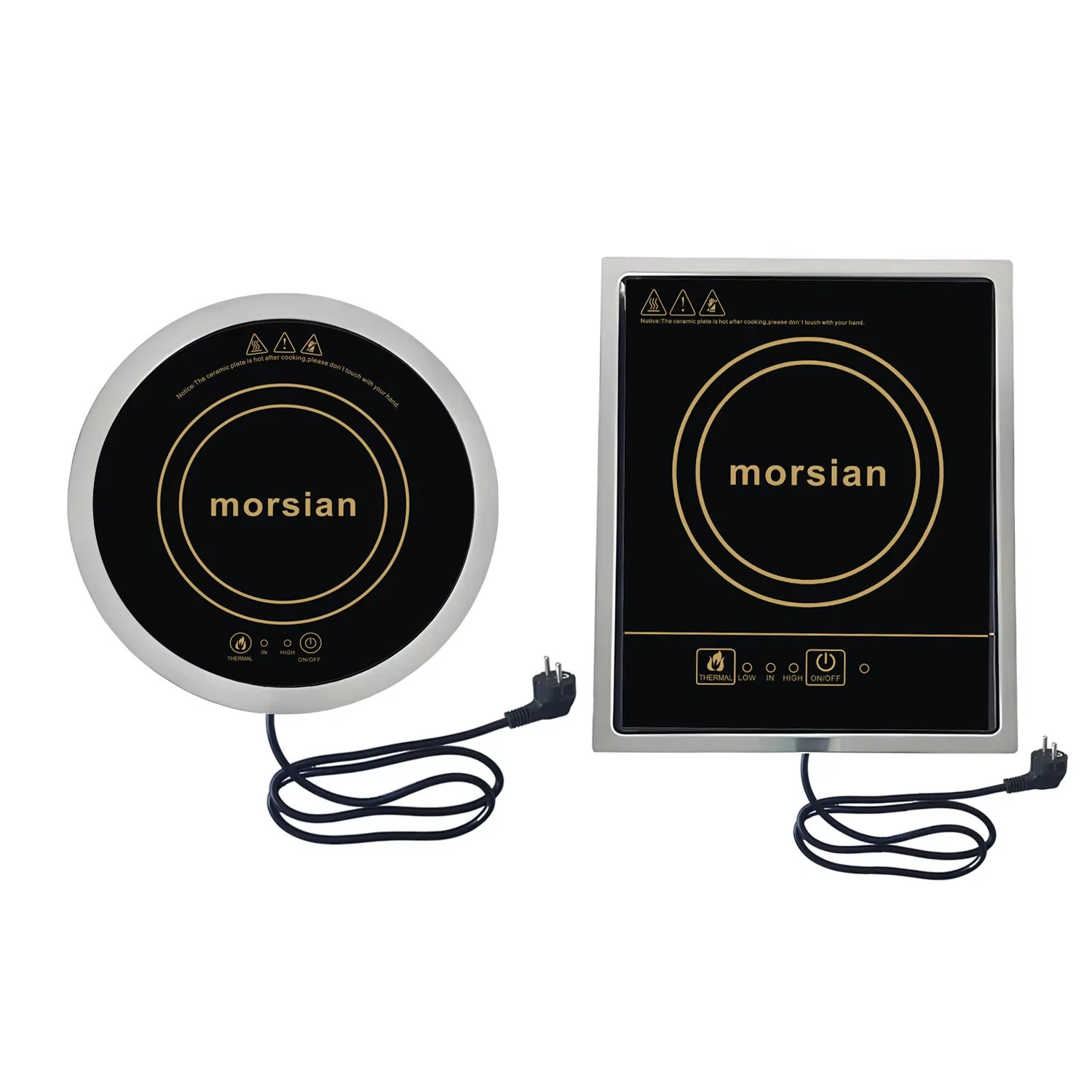 

Induction Cooktop 800W/1200W 220V RV Built-in Cooker with Universal Frame for Portable Outdoor Camping Camper Van & Yacht