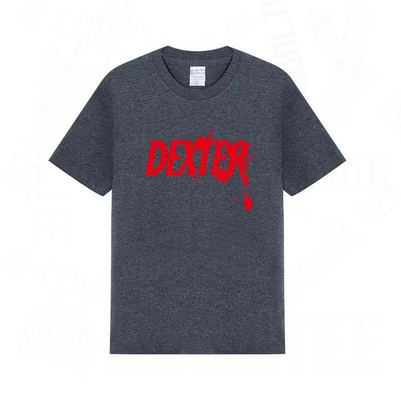 2025 New Mens Women Fashion Summer Cotton Printed Short Sleeve T-shirt DEXTER T Shirts Top Tees Loose Unisex