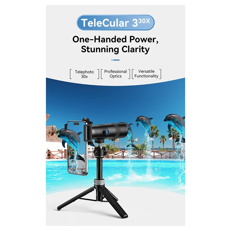 APL-T30X عدسة المقربة للهاتف HD التركيز الداخلي مع ترايبود 30X عدسة المقربة للتصوير الفوتوغرافي المقربة للحفلات الموسيقية #5