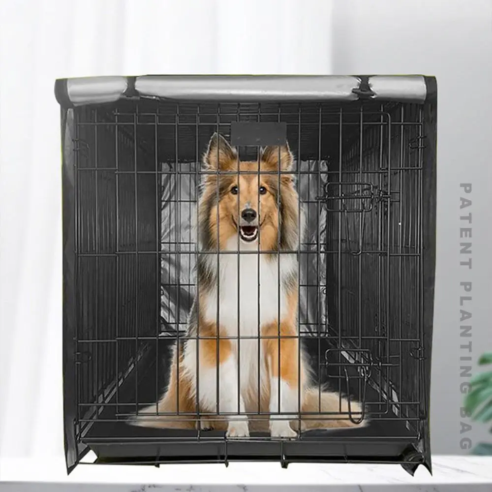Waterproof Dog Cage Cover Thickened Warm Oxford Cloth Pet Kennel Cover Durable Machine Washable Wire Crate Sun Covers Wire Cages