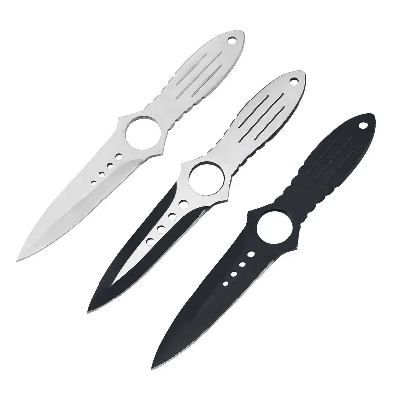 Portable diving knife, outdoor leg strap defense knife, camping outdoor sharp-edged knife