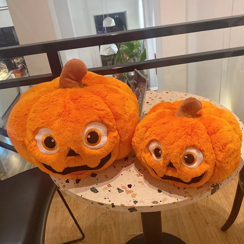 25/35 cm Kawaii Halloween Kürbis Plüschtier Niedliche Orange Jack - O - Laterne Gefüllte Puppe Kuschelkissen Weiches Festival Dekor Geschenk