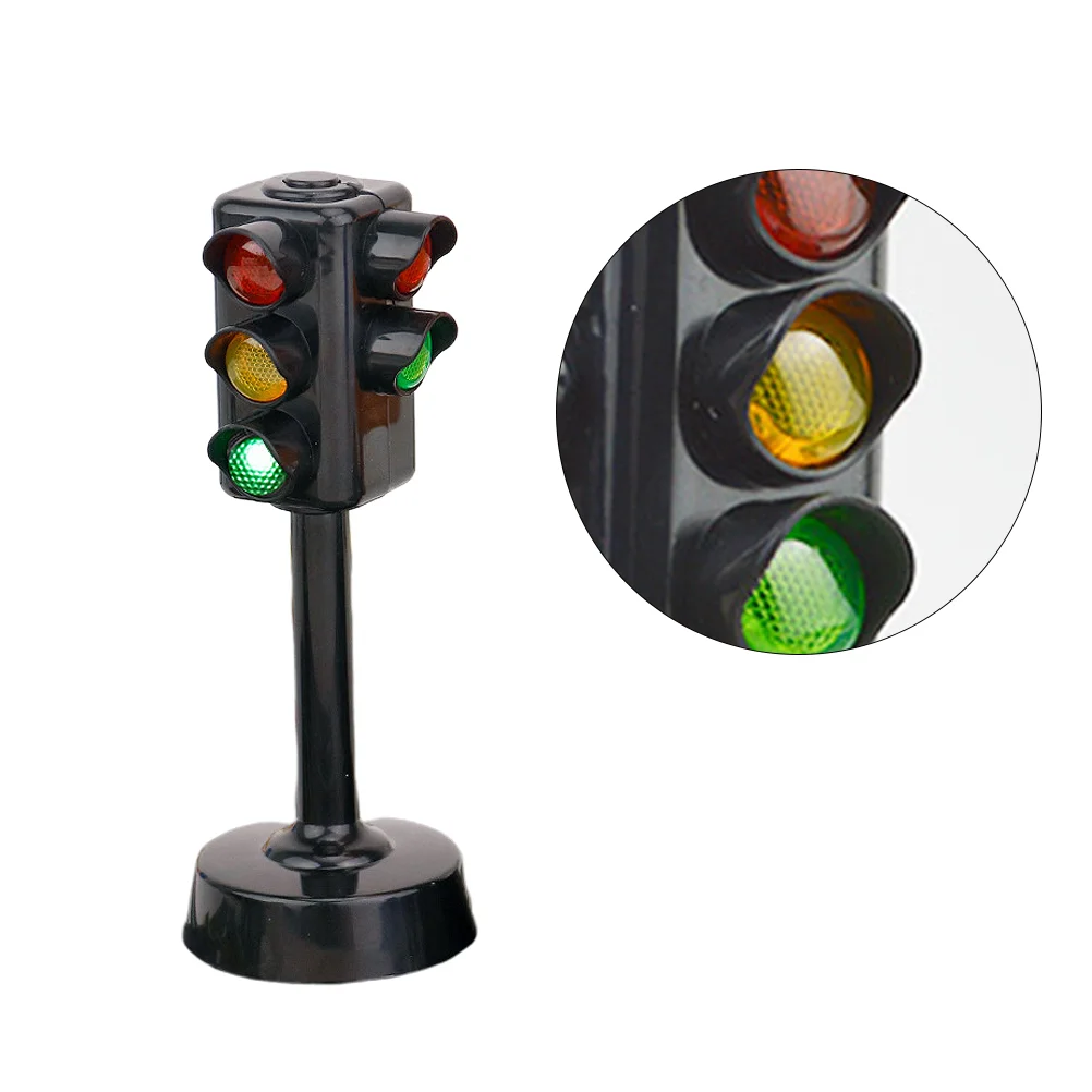 Traffic Signals Lamp Toy Traffic Lights Sound and Light Toy Early Education Simulation Children Kindergarten Baby Toys Traffic