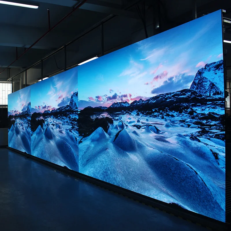 3840Hz High Refresh P1.25 P1.53 P1.86 P2.5 Indoor LED Video Wall Panel Commercial Advertising Display Screen