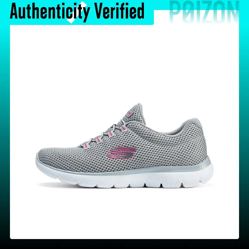 Skechers Minimalist Style Cushioning Abrasion Resistant Low top Casual Running Shoes Women's Gray 12985-GYHP