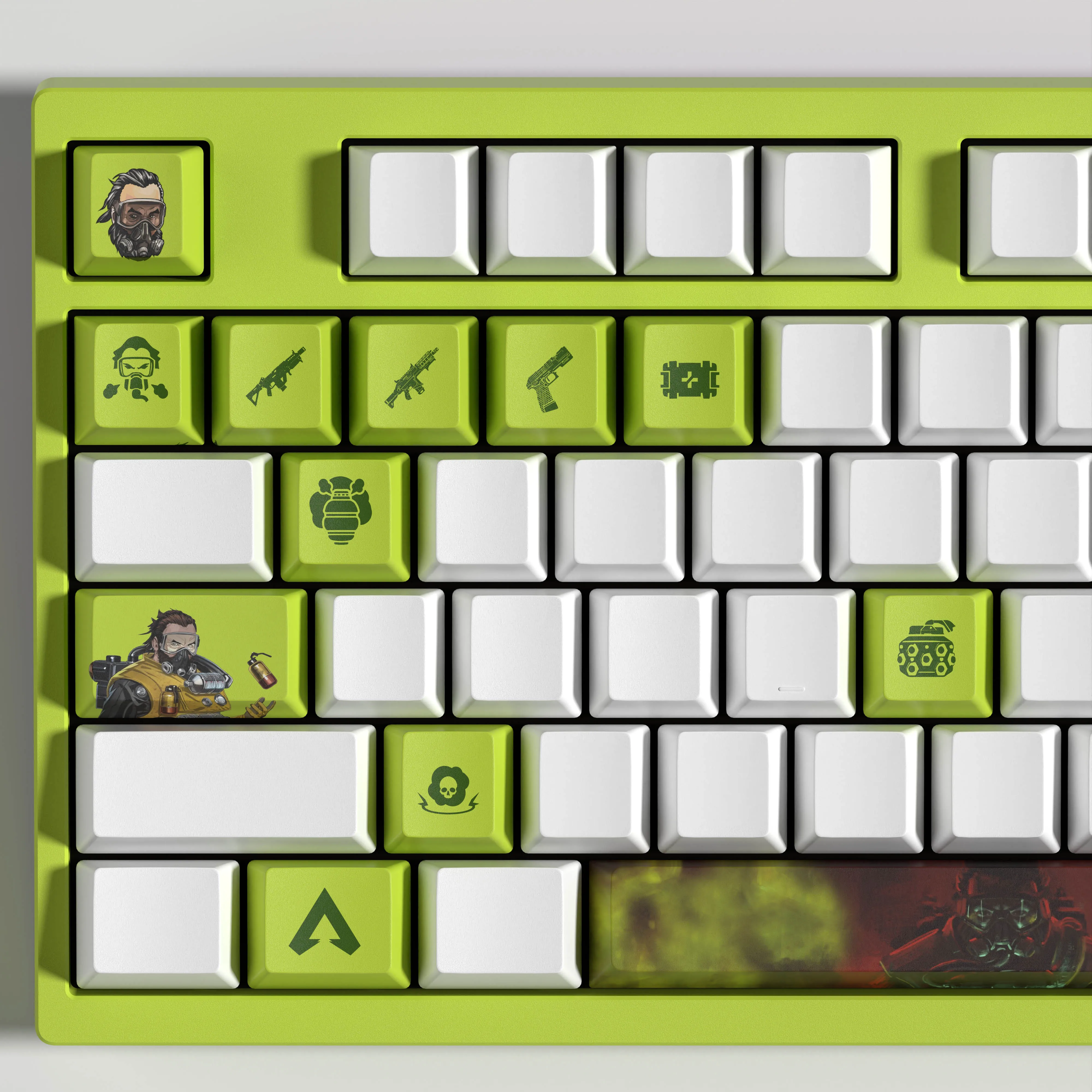 CAUSTIC KEYCAPS APEX keycaps 14KEYCAPS  OEM Profile Apex Legends Keycaps for mechanical keyboard