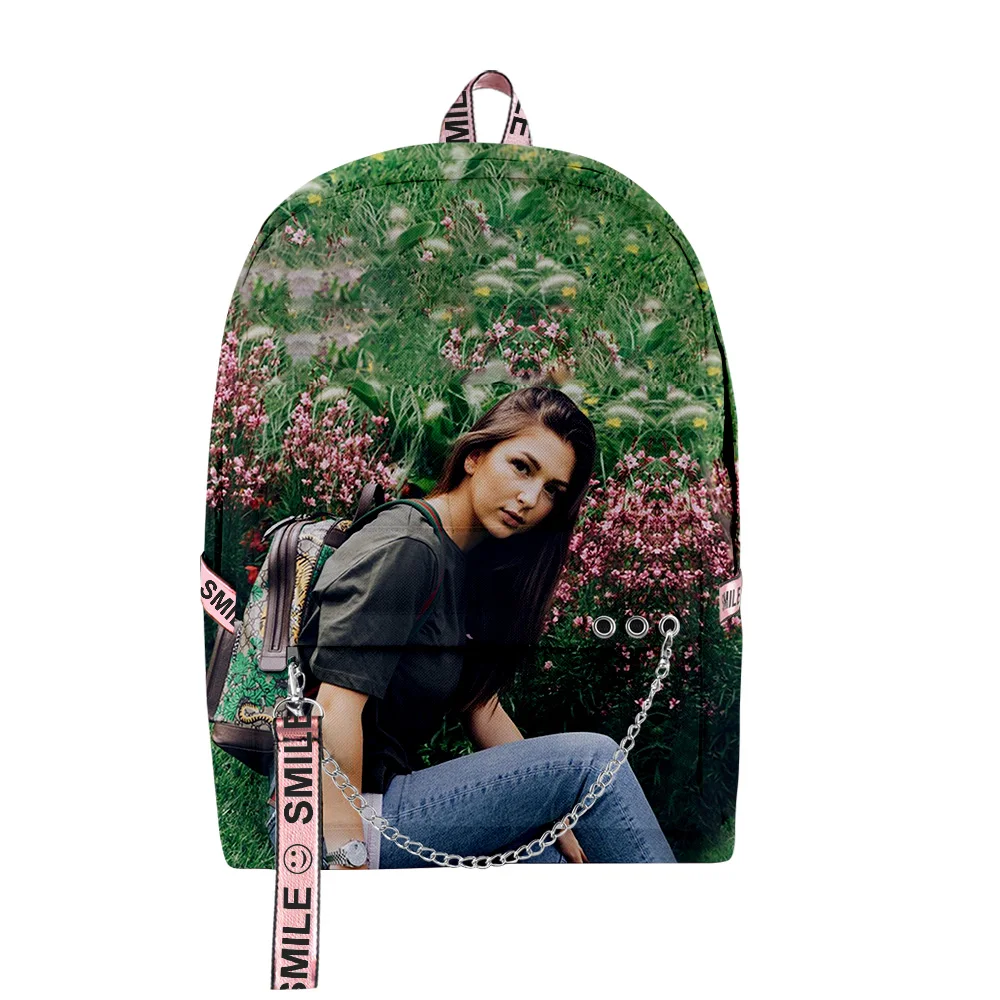 Classic Hip Hop Funny Eva Queen Student School Bags Unisex 3D Print Oxford Waterproof Notebook multifunction Travel Backpacks