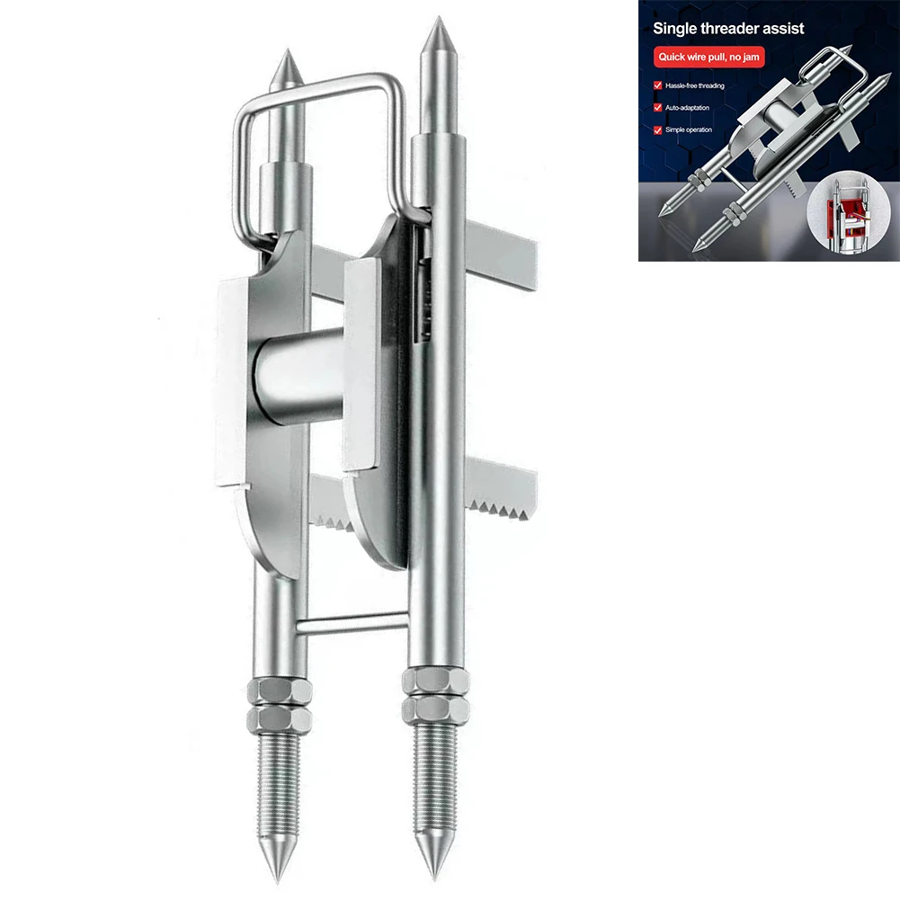 Pulling Auxiliary Device Professional Electrician Fast Threading Tools Wire Cable Box for Single-Person Threading Wire