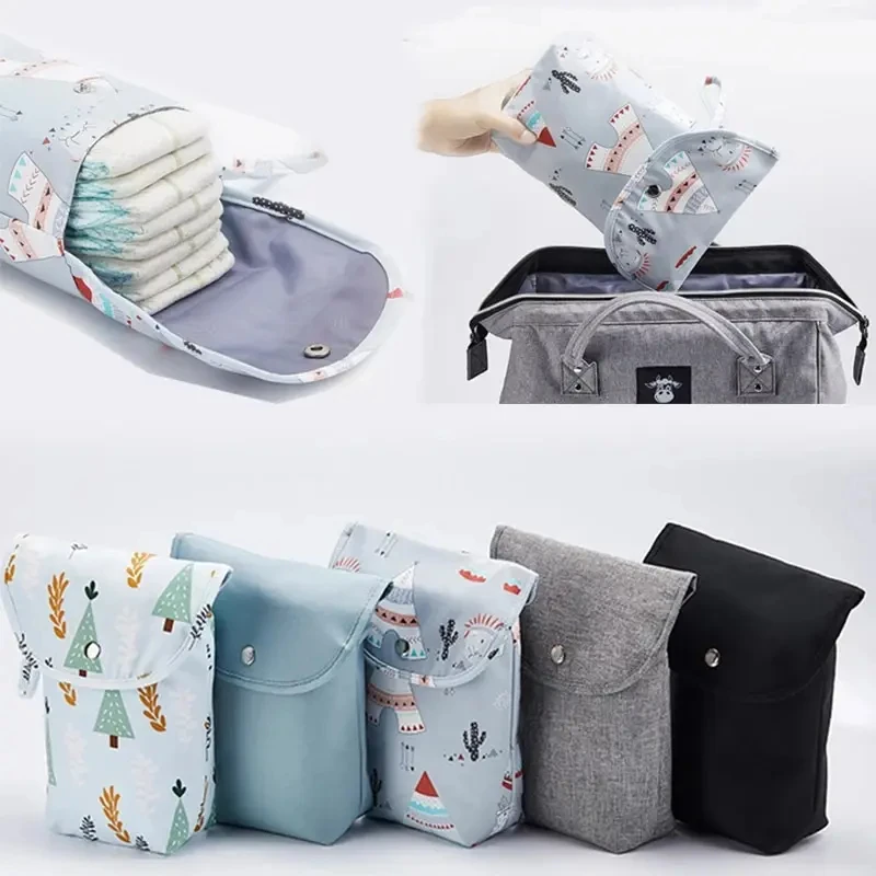 

Travel Waterproof Baby Diaper Storage Bag Portable Wet Dry Organizer Nappy Pouch Stroller Carry Tote for Mums