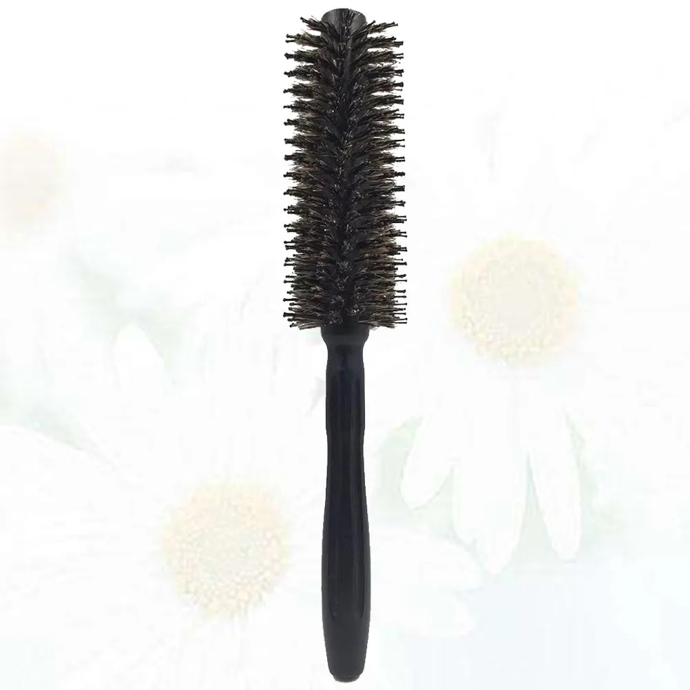 

Multifunctional Black Curly Hair Comb Size S Wooden Handle Salon Hairdressing Tool Durable Hair Styling Detangling Brush