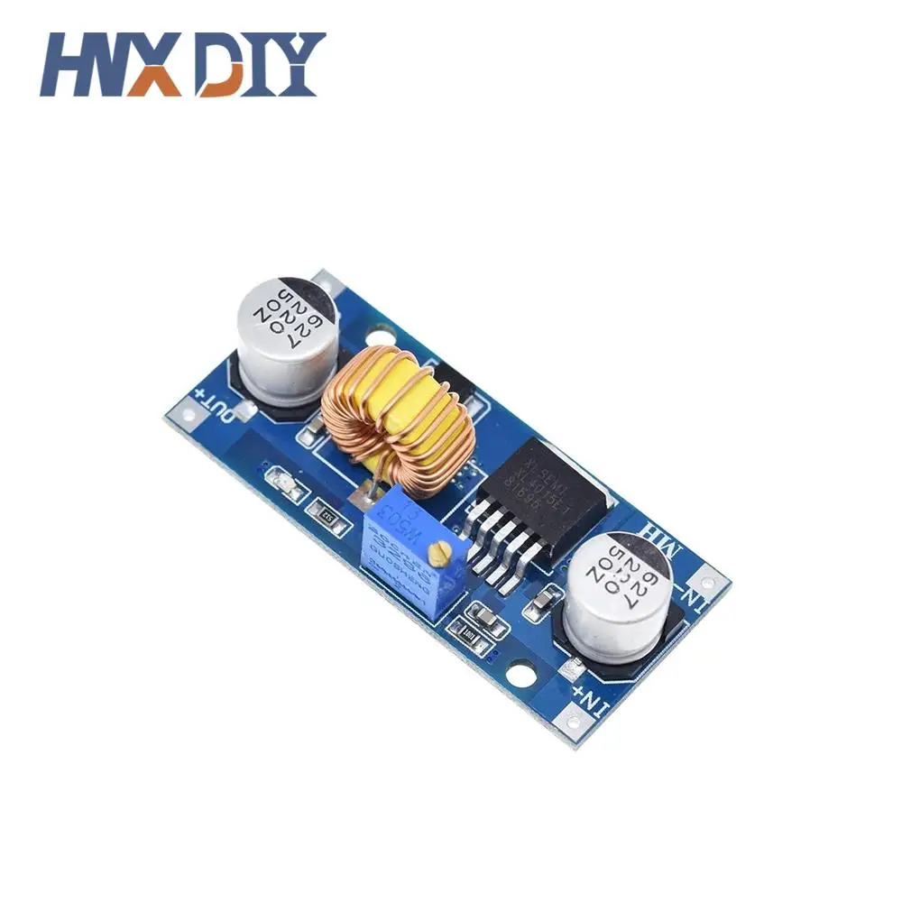 1-10PCS 5A DC-DC Step Down Adjustable Power Supply Module Lithium Charger XL4015 4~38V 96% 5A DC adjustable step-down module