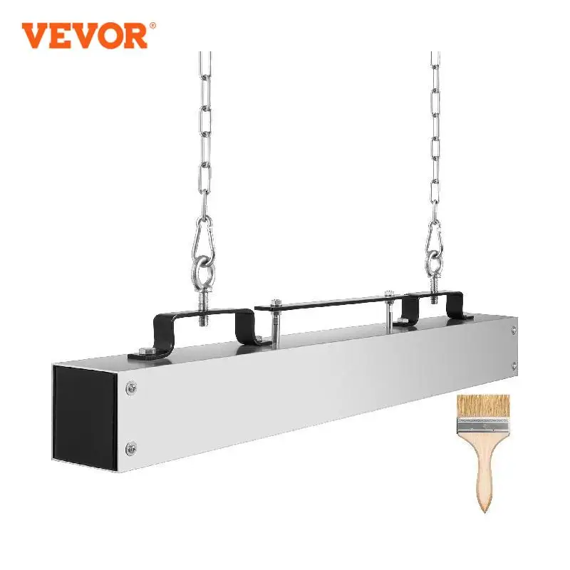 VEVOR 36 - 84 Inch Magnetic Sweeper Tool 56 - 100 LBS Capacity Forklift Hanging Suitable for Picking Up Nails Bolts Iron Chips