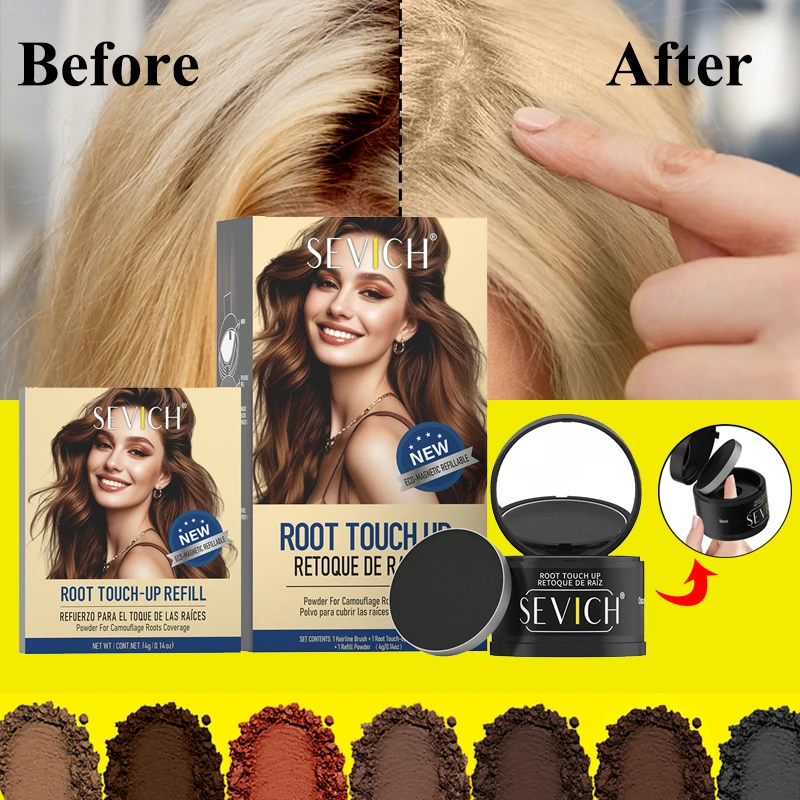 Hairline Line Shadow Root Touch-Up Refil Contouring Powder-Hair Repairing Volumizing Shadow Filling Powder Forehead Hairline