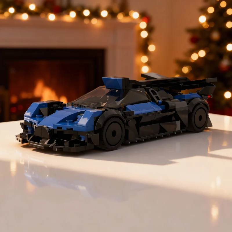 321pcs MOC Bugatti Bolide City Champions Model Building Blocks Construction Creative Idea Christmas Gift Toys Education Kids