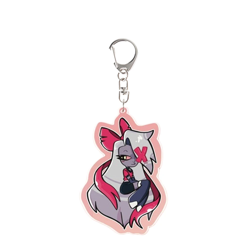 ل هازبين فندق قشر نيفتي فاجي السير Pentious سلسلة مفاتيح مصنوعة من الأكريليك الأجهزة الطرفية مخصص الرسوم المتحركة تزيين مُثبت مهرجان هدية #3