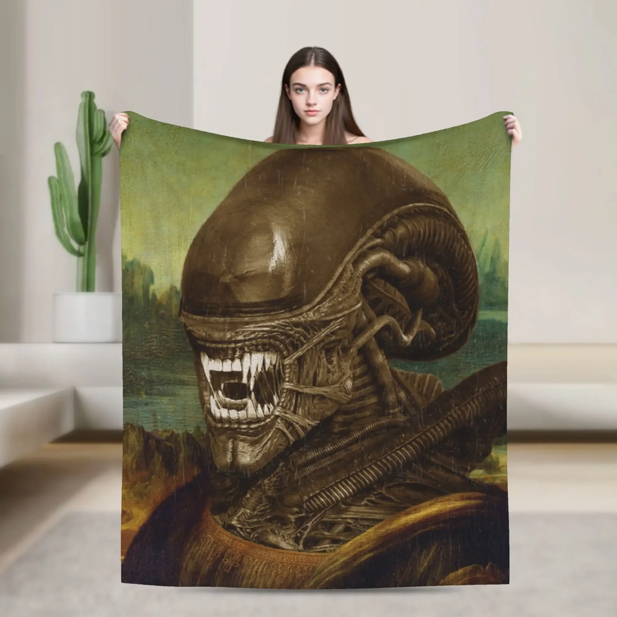 cobertor-de-veludo-mona-lisa-alien-xenomorph-manta-quente-portatil-para-sofa-cama-e-escritorio-uso-na-primavera-e-outono