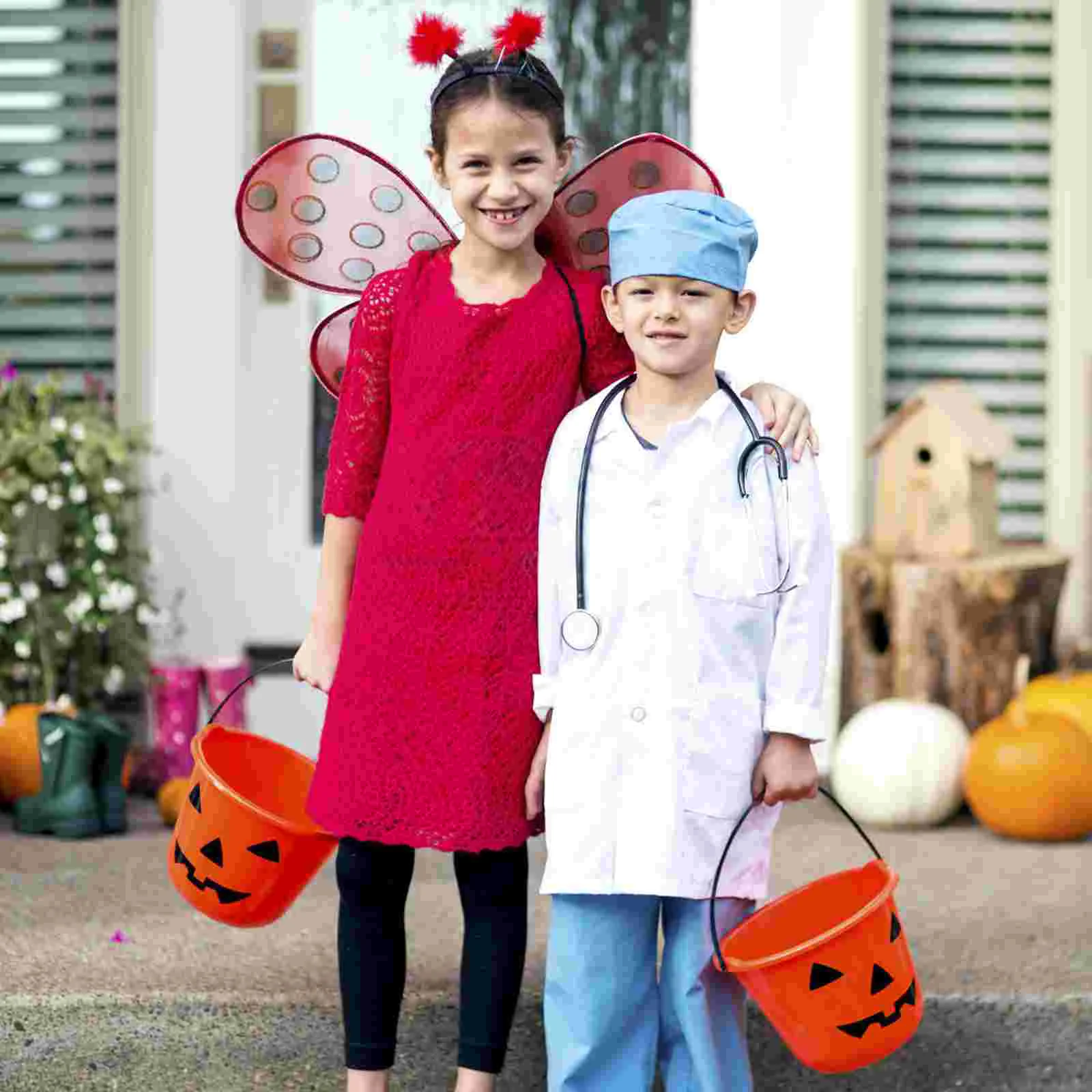 Children's White Coat Cosplay Lab Coats Toddler Kids Laboratory Dress Up Science Experiment Career Apparel