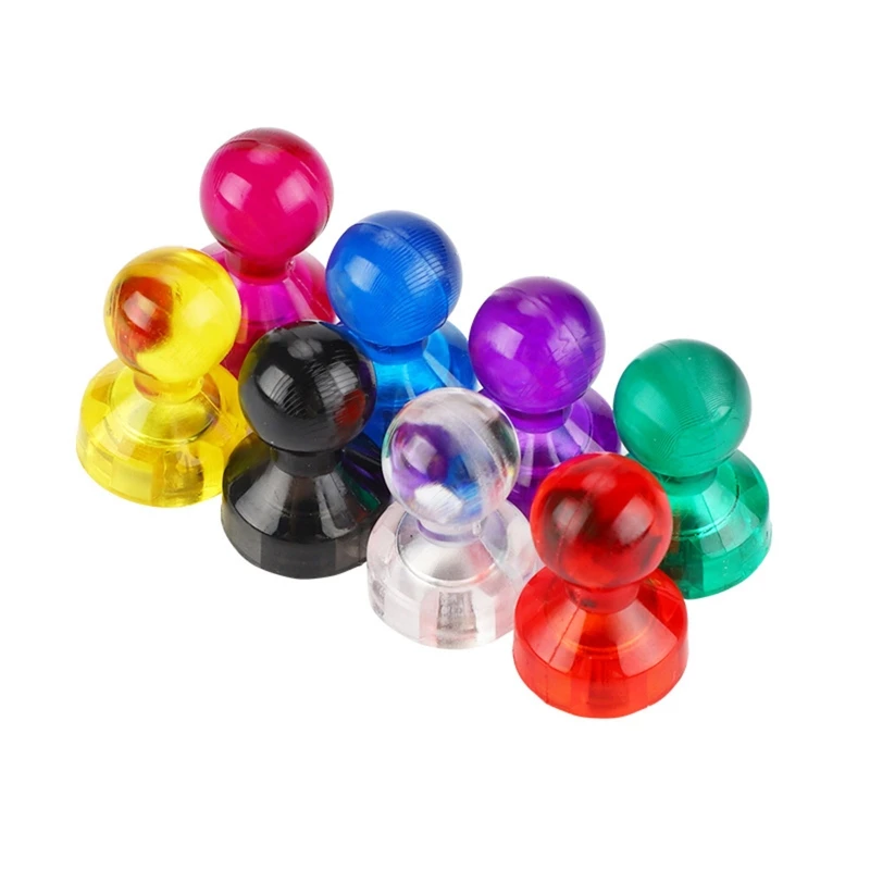 Y1UB 10 tellen magnetische push-pins voor koelkastkalenders, schoolwhiteboards, bulletboard