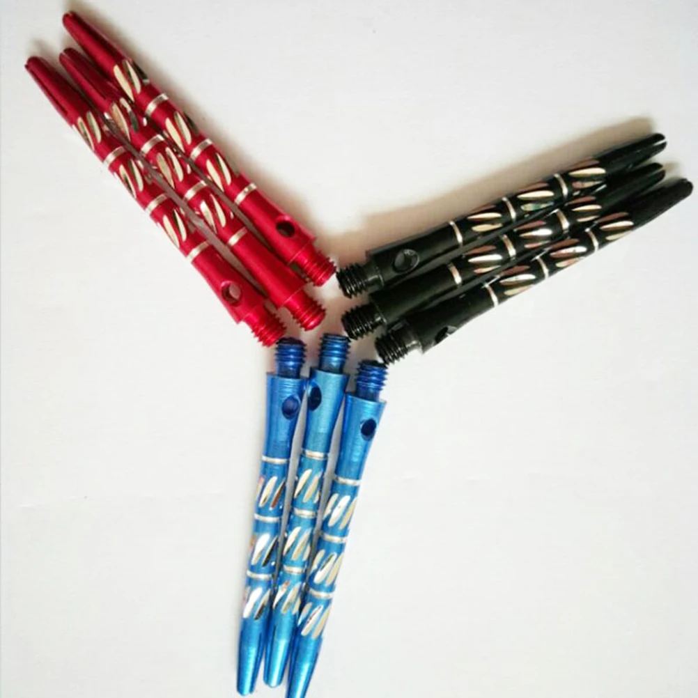 

27 Pcs Aluminum Alloy Dart Rod Shaft Material Throwing Toy Shafts Aluminium Replacement