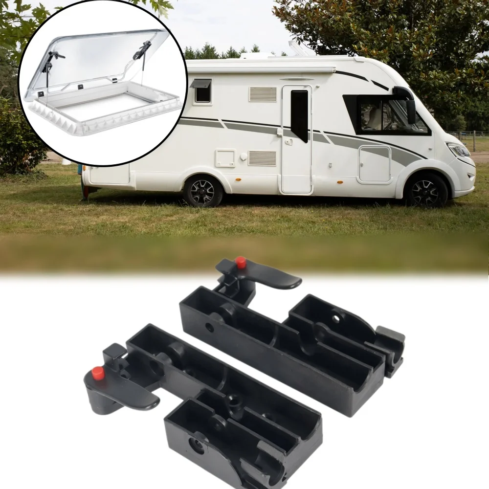 2pcs RV Rooflight Lift Locking Handles For Dometic Seitz Heki Rooflight Camper Van Motorhome Rooflight Accessories 570e35
